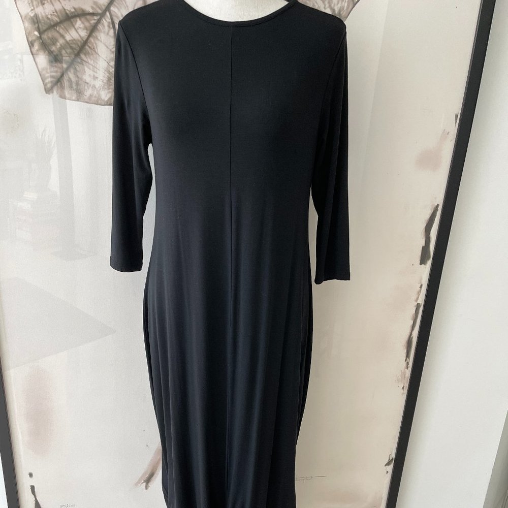 MIKAH Black Boho Chic Maxi Dress